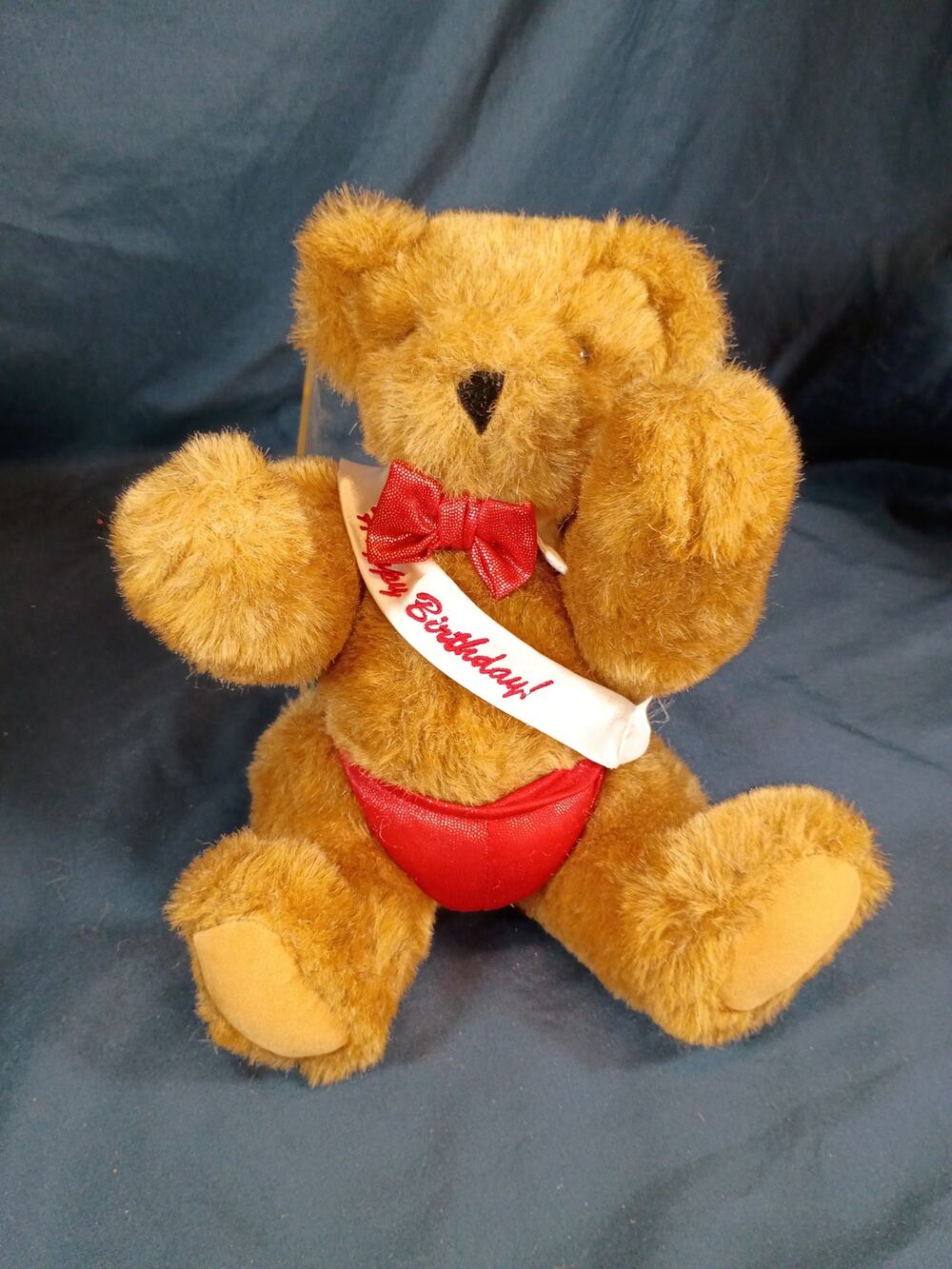 Vermont Teddy Bear Happy Birthday Bear 16" Jointed Plush